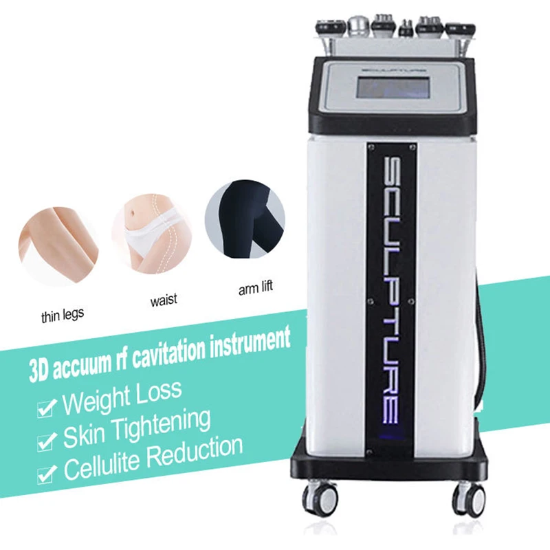 6 In 1 3D Vacuum Cavitation Weight Loss Body Slimming Massage Machine Cellulite Reduction Skin Tighten Liposuction Shape Device