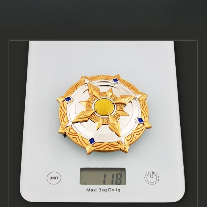 22cm/8.66in 중국 애니메이션 주변기기 라이트 소드 롱 하오첸 라이트 메탈 무기 모델 데스크탑 장난감 장식품 소년 선물