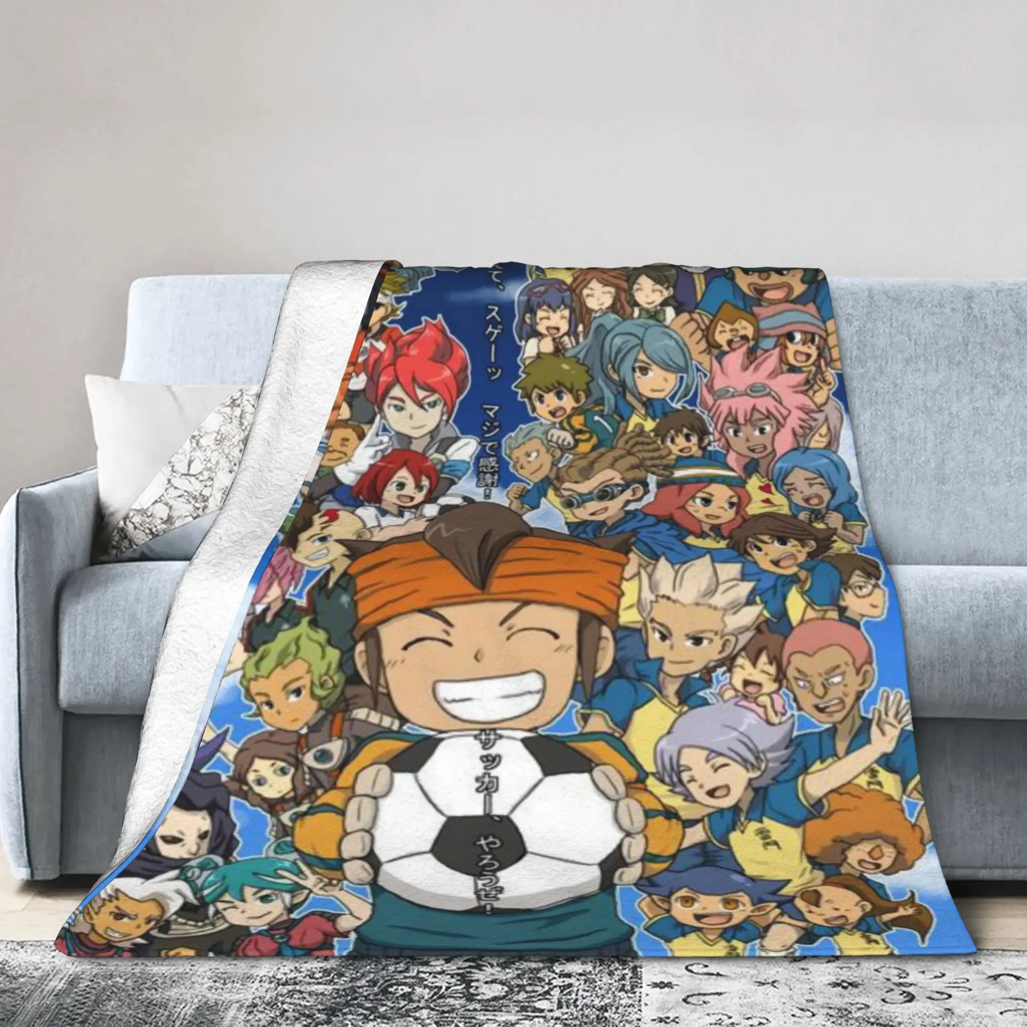 Inazuma Eleven: Victory Road Accessories Blankets Lightweight Thin Fleece  Throw Blanket Relax Bedspreads