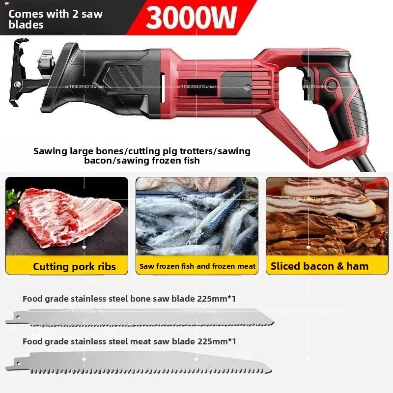 Cutting Pig Bones Sabre Saw Small Hand-Held Cutting Bone Saw Frozen Meat Household Cutting Bone Artifact