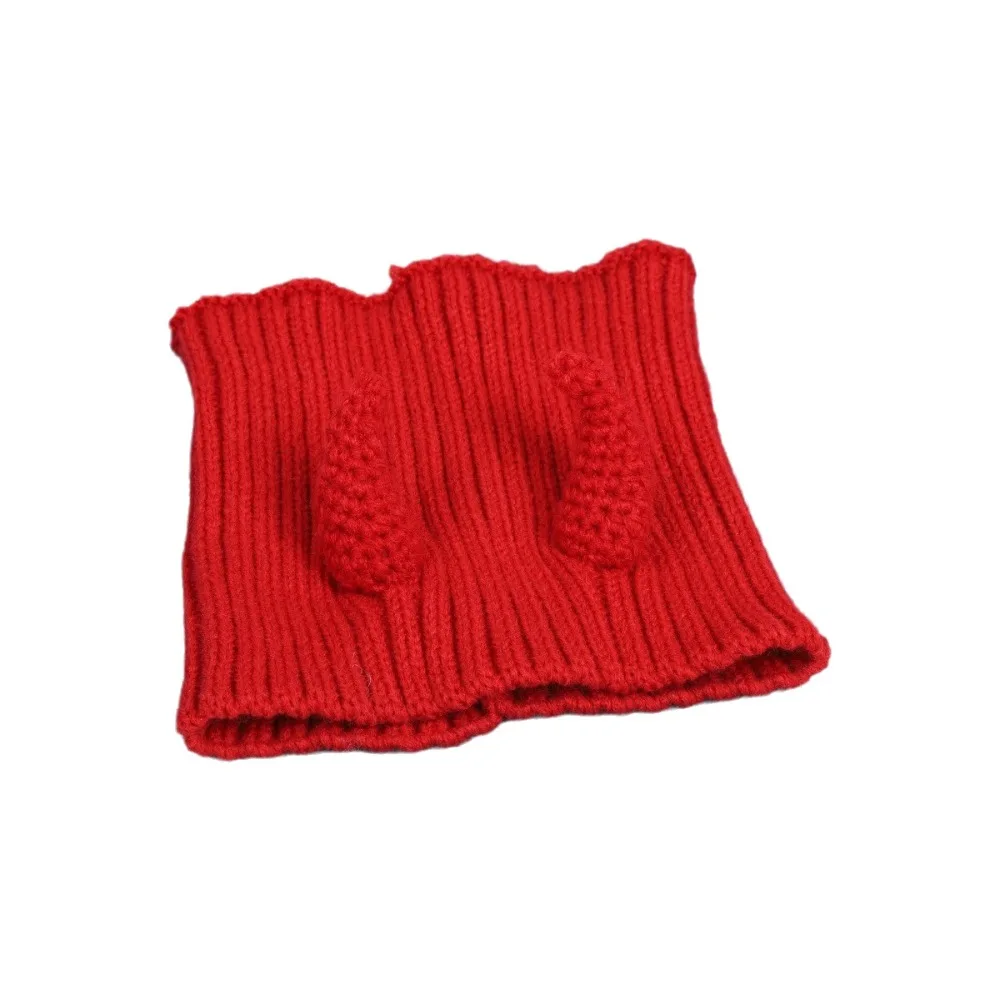 

Funny Warm Dog Head Cover Soft Cartoon Dog Decorative Hat Comfortable Fashion Pet Knitted Hat Pet Party