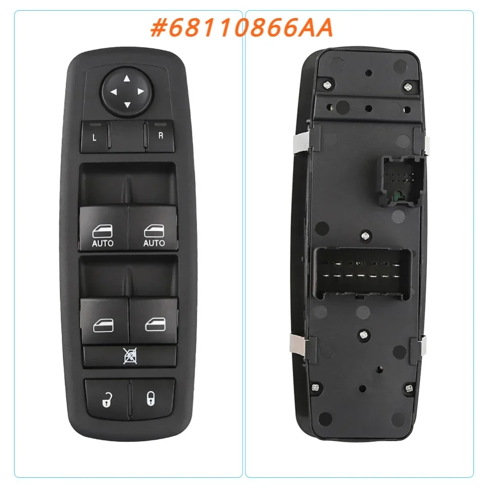 

68110866AA Window Control Switch For Chrysler Town & Country 3 + 9 Pins Electric Power Window Switch For Dodge Grand Caravan