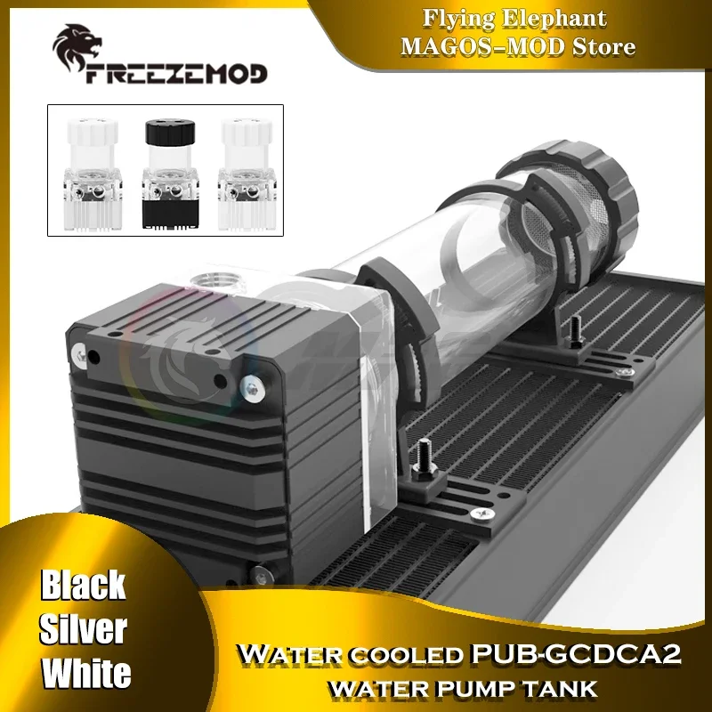 

FREEZEMOD PUB-GCDCA2,AIO RGB DDC Pump Reservoir Combo 780L/H Cylinder Water Tank PC Water Cooling Pump