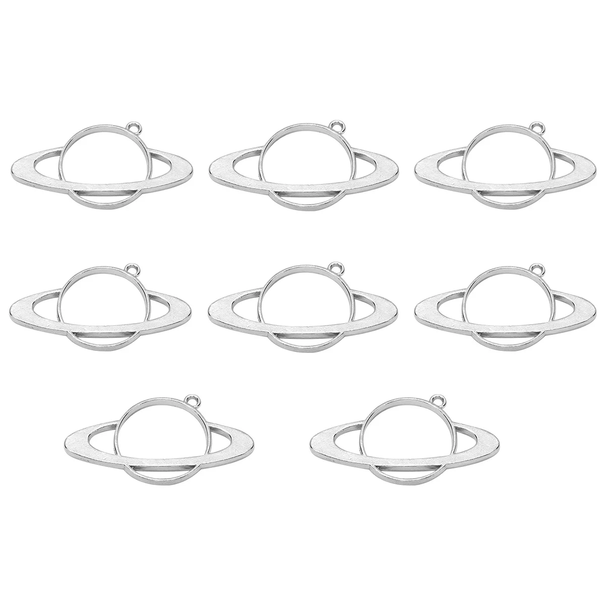 

8Pcs DIY Charm Pendant Set Alloy Jewelry Making Supplies for Necklace Dangle Scrapbooking Keychain Decorative Accessories