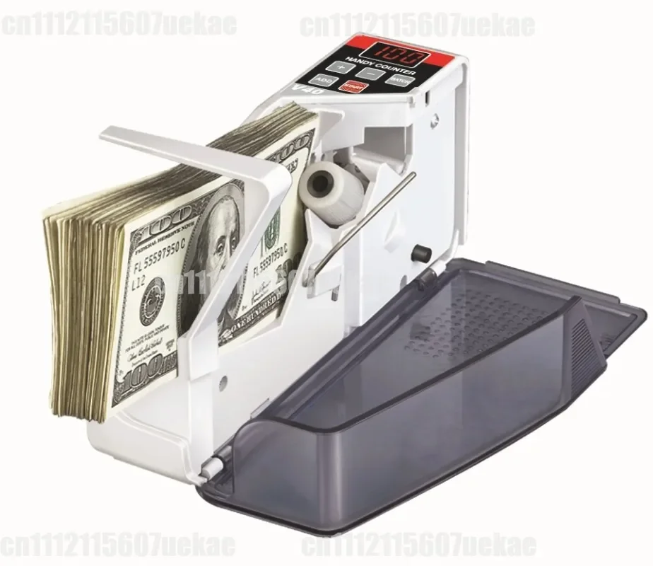 For V40 Mini Portable Money Counter – Handheld Banknote Cash Counting Machine, Multi-Currency