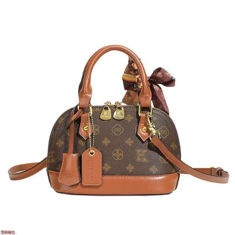 2025, crossbodytas met schelpprint, mode-schoudertas voor dames, getextureerde draagtas, elegante dag-tot-nacht tas, chique sling bag ​