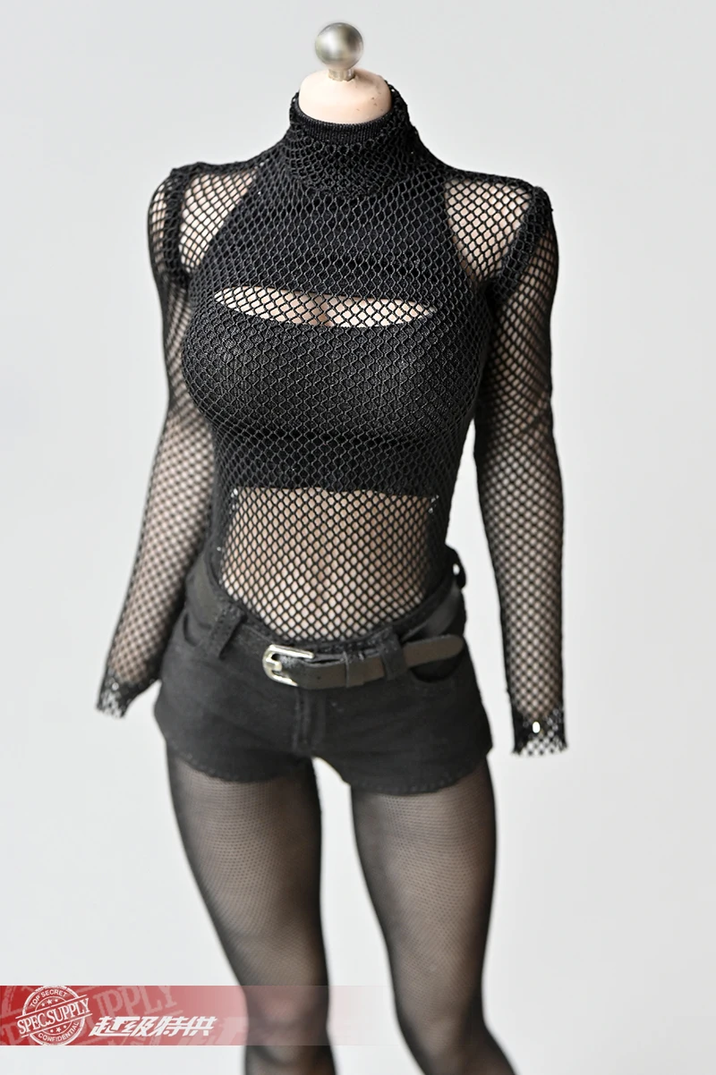 1/6 Scale female dolls sexy clothes mesh see-through clothes fit 12'' action figure body model