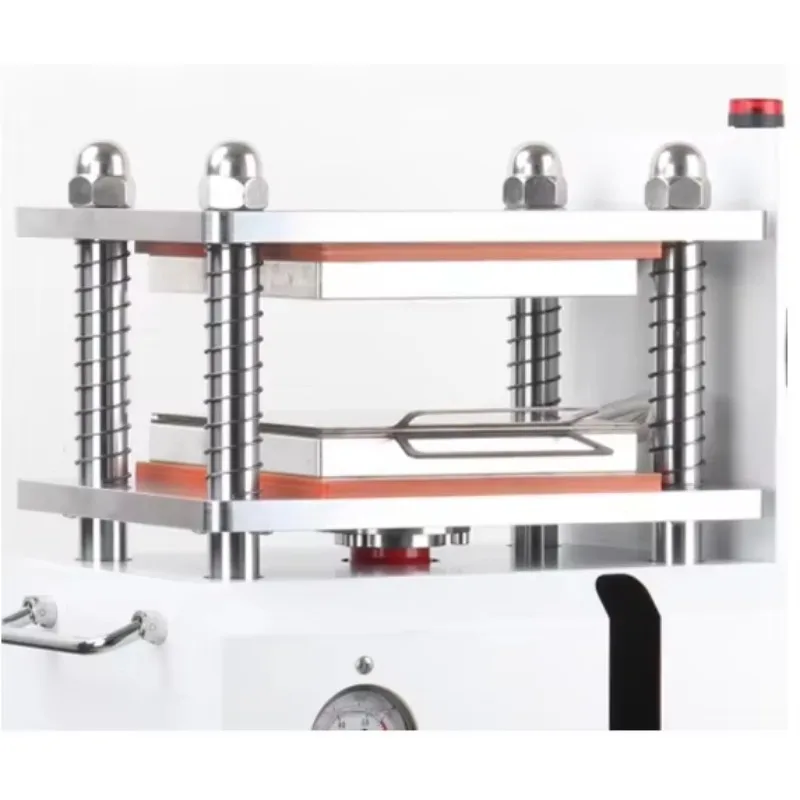 لوحة صغيرة أداة الفلكنة مختبر البلاستيك المطاط هلام السيليكا الجسيمات اختبار الأسلاك الساخنة الصحافة الهيدروليكية