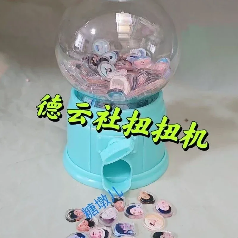 Cute Candy Machine Dispenser Kid Pretend Play Vending Machine Anime Acrylic Sheets Patch DIY Accessories Storage Tool Gift