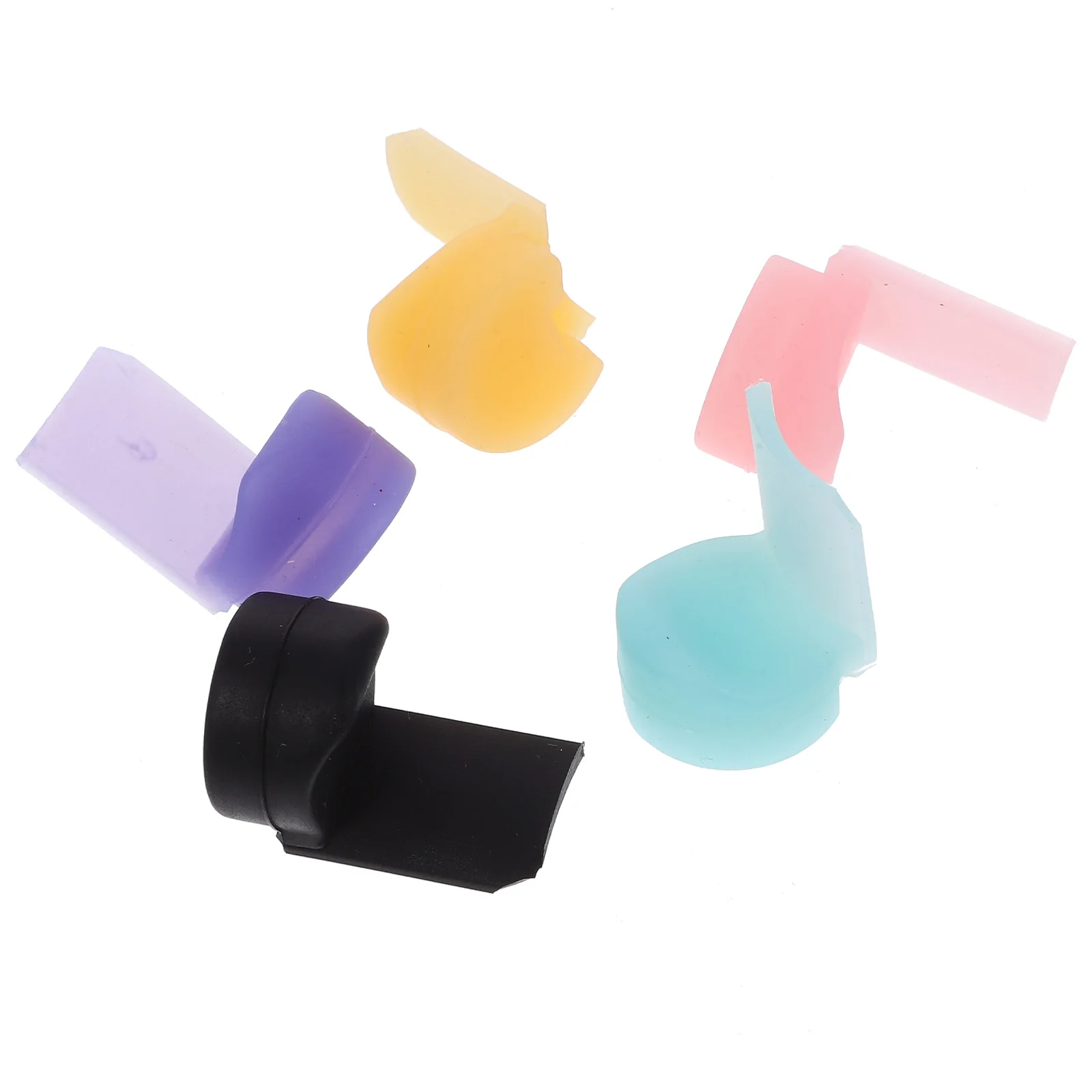 

5 Pcs Clarinet Finger Rest Oboe Thumb Instrument Pads Support Silica Gel Cushion