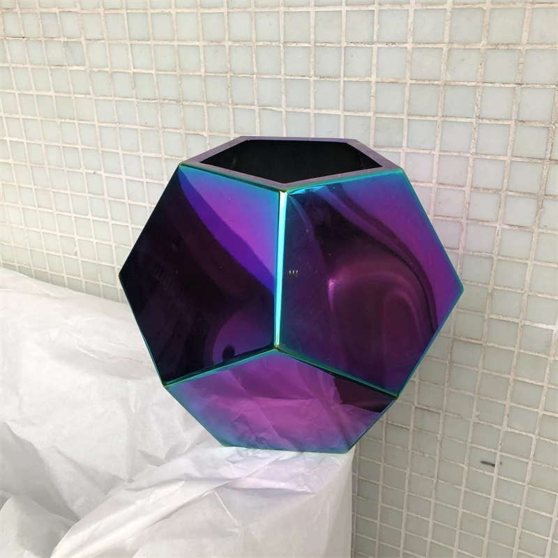 

modern metal vase small decorative indoor flower pots