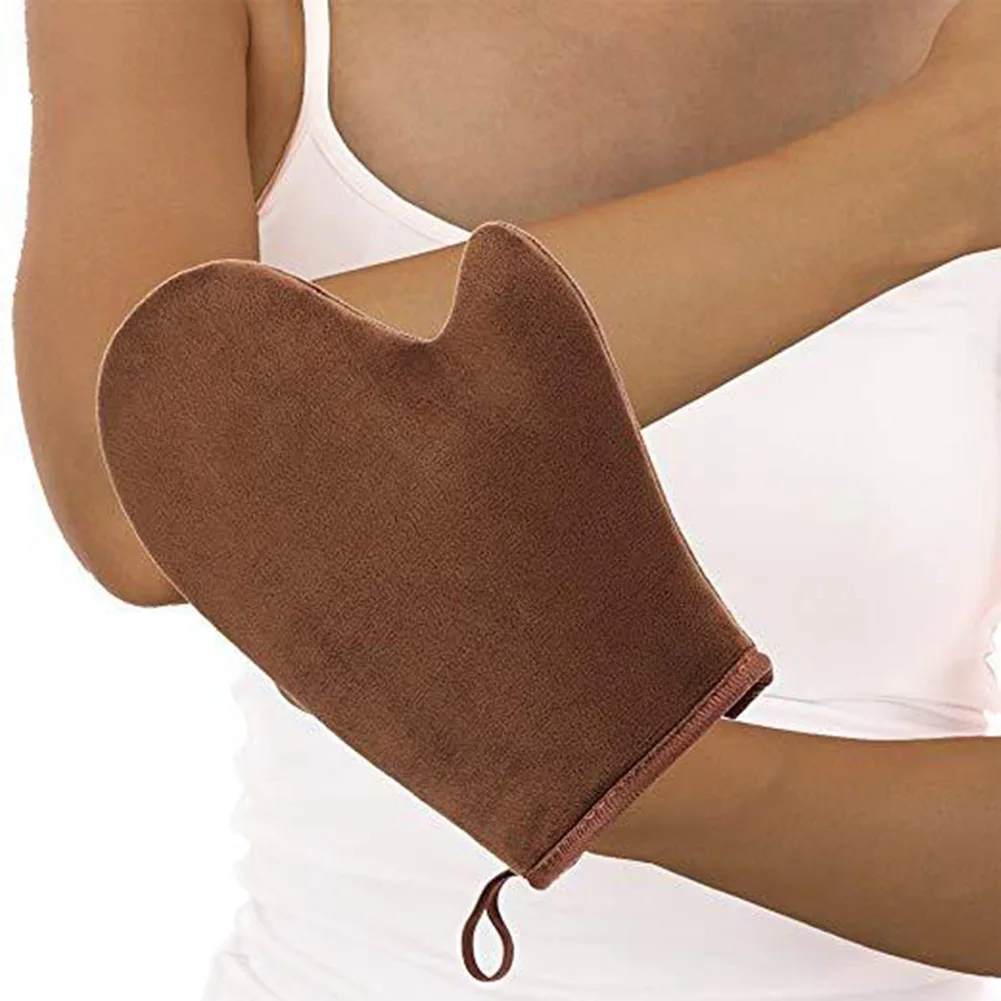 Reusable Cream Lotion Mousse Mitts Portable Body Cleaning Dead Skin Remover Glove Self Tanner Beauty Skin Care Tools