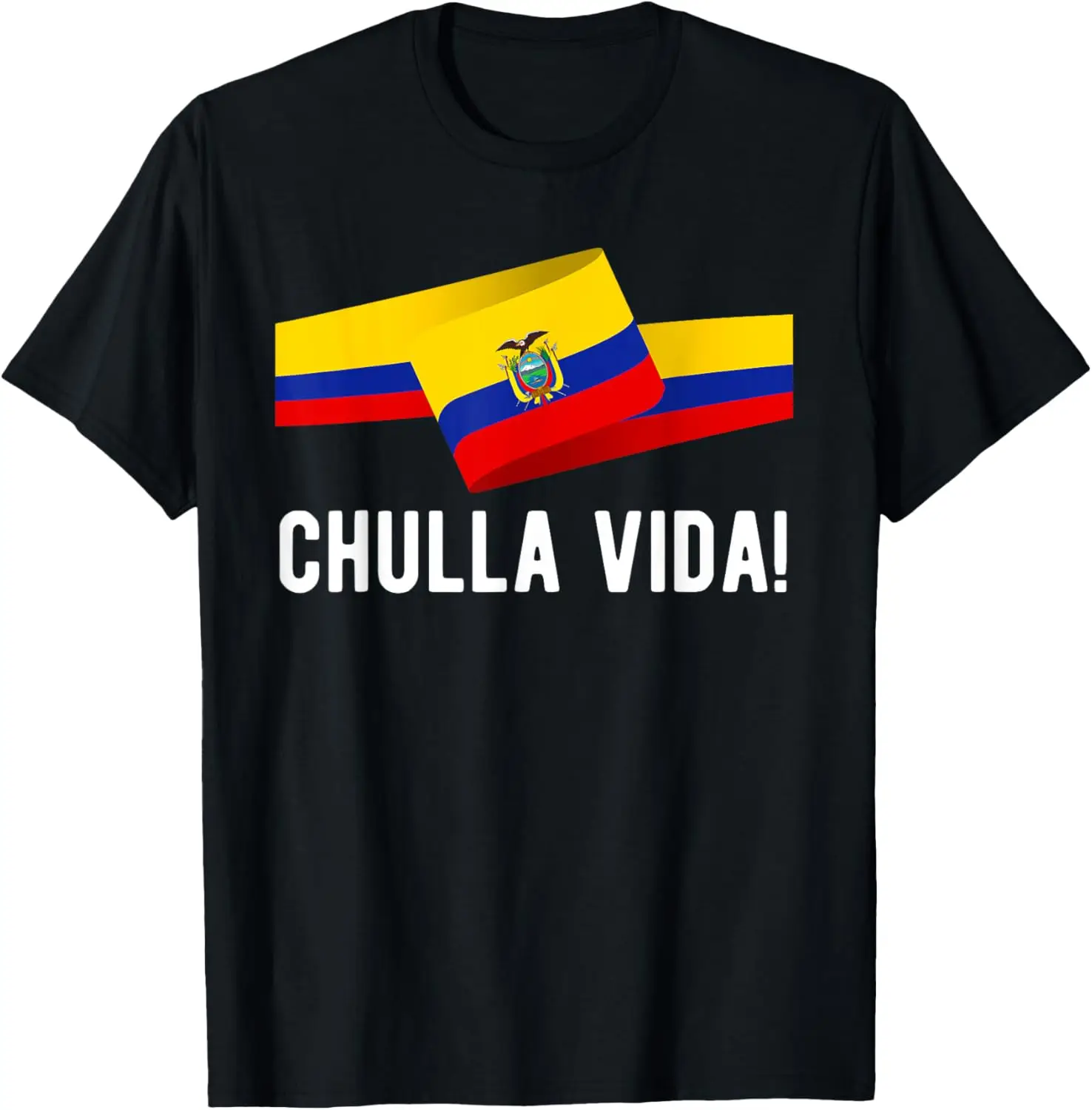 

Ecuador Ecuadorian Flag Camiseta Women Men Pride Merch T-Shirt