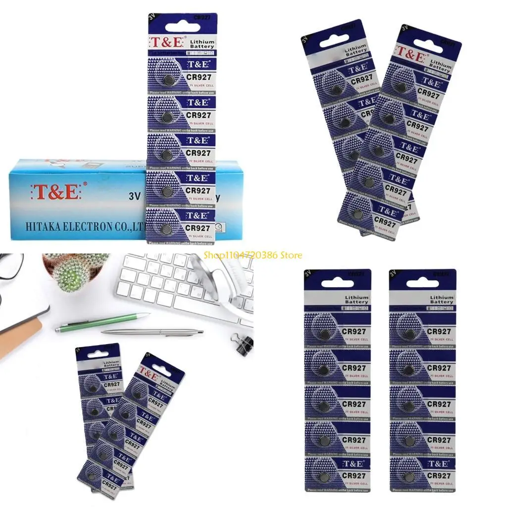 K0EA 5 или 10 портативных батареек типа «таблетка» CR927 Набор батарей типа «таблетка» 927
