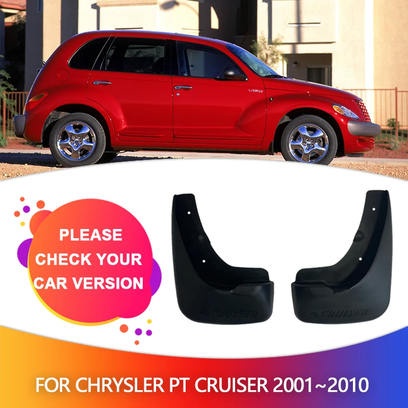 2Pcs For Chrysler PT Cruiser 2001~2010 Mudguards Mudflaps Fender Rear Mud Flap Splash Front Auto Parts Guards Cover Accessories