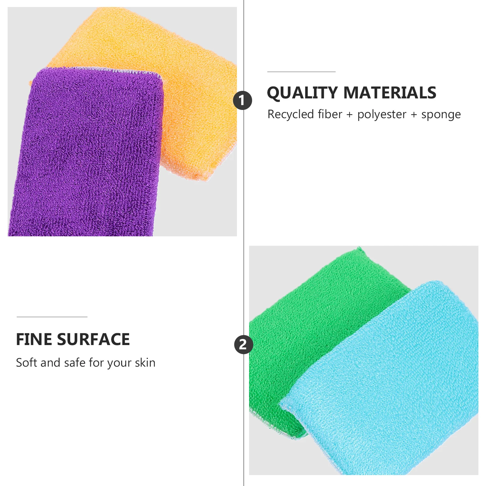 

10Pcs Long Lasting Dishwashing Sponges Delicate Surface Easy Clean Kitchen Scrubber Dishwashing Sponges Sponge Scrubber