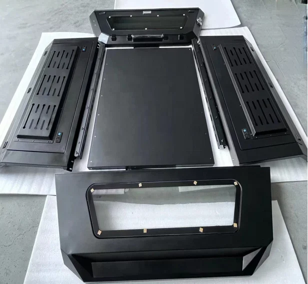 Top-level Quality Light Weight Pickup Hard Canopy 3 Door Pickup Bed Cover 4x4 Aluminum Alloy Truck Canopy for Dodge Ram 2500