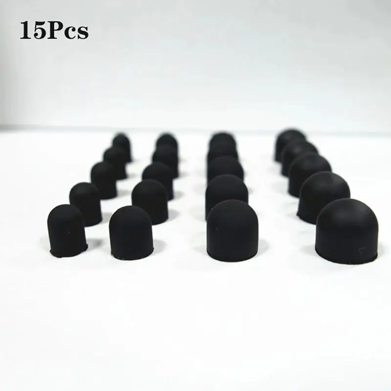 

Set of 15 Soft Stylus Tips Replacement Silicone Nib Cover for Touch Pencil Stylus Touchscreen Pen