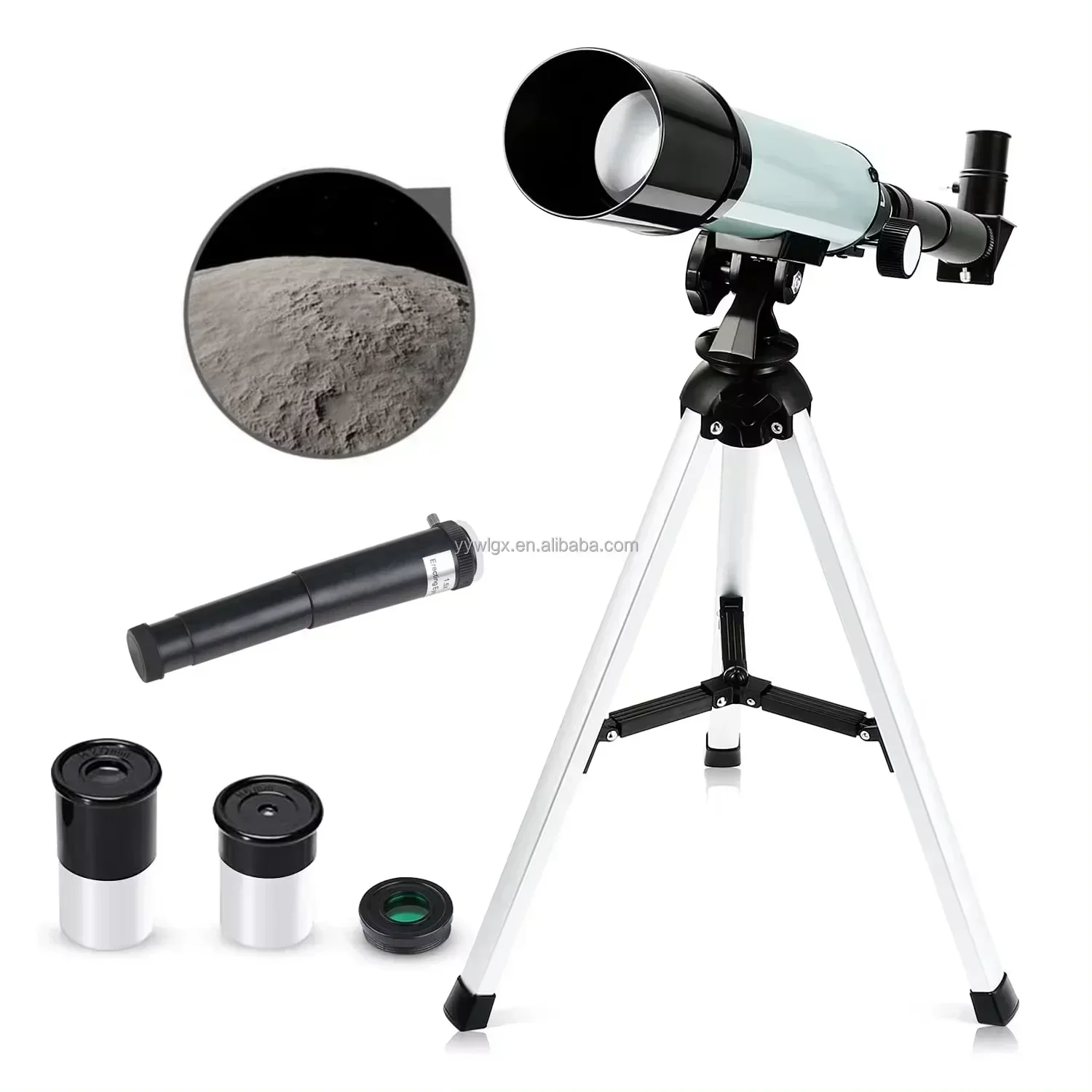 Astronomical Gift Hd High Magnification Portable And Stable Tripod Refractor Telescope 36050 For Kids And Beginner