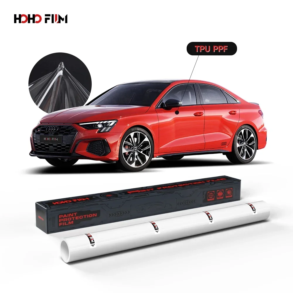 HOHOFILM 11.5mil Gloss Scratch proof Anti Collision Auto Vehicle Car Body Paint Protection Wrap Film TPU PPF Protection Film