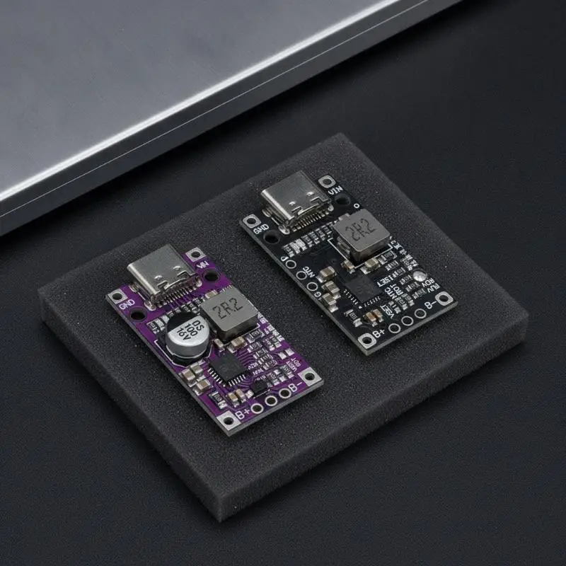1Pcs Lithium Battery Boost Board 2S 3S Type-C USB BMS Charging Module With Balanced Fast Charge QC For DIY Charger PCB