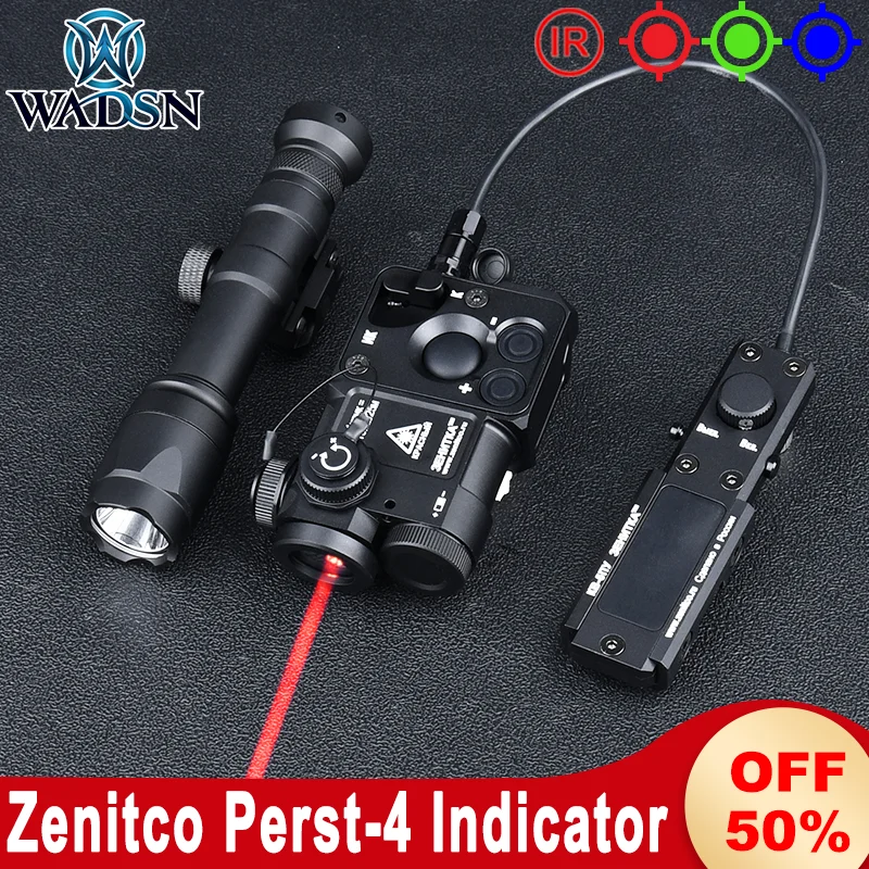 

Surefir M300A M600C Flashlight White Light 400/600lumens Zenitco Metal Perst-4 Red Dot Laser Indicator Tactical Weapon Lamp