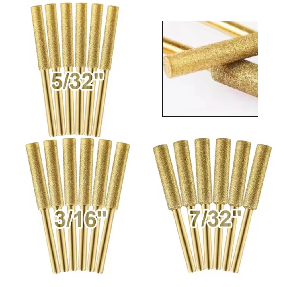 

Шлифовальная цепная пила Камни для правки Уход за цепью пилы 4,8 мм Простая установка Рассеивание тепла Длительный срок службы