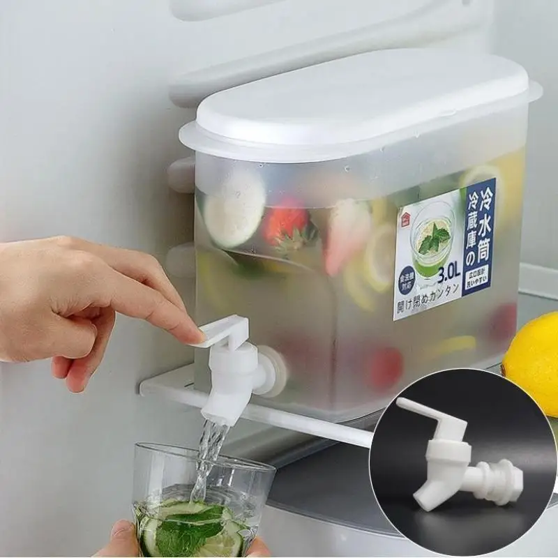 Plastic Water Spigot 4 Pieces Leakproof No Drip Easy Install for Drink Dispenser Camping Beach Party Supplies