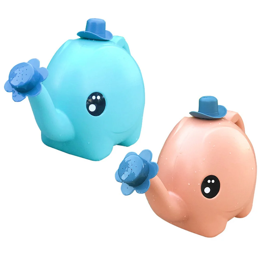 2 قطعة شكل الفيل مسقاة لطيف حلوى حديقة داخلي في الهواء الطلق النباتات زهرة عصاري البلاستيك البستنة غلاية #2