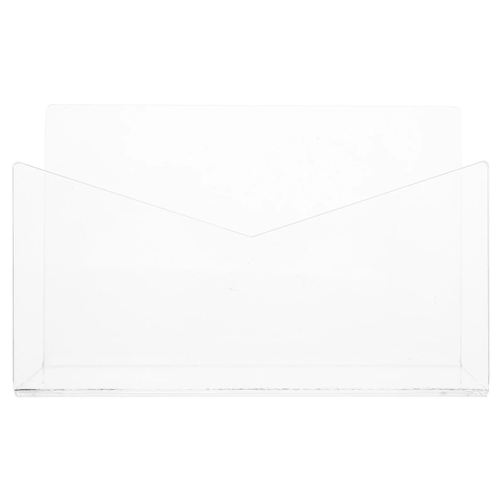 

Clear Acrylic Mail Organizer Desktop Letter Holder Transparent File Organizer Envelope Sorter Office Acrylic Mail Holder