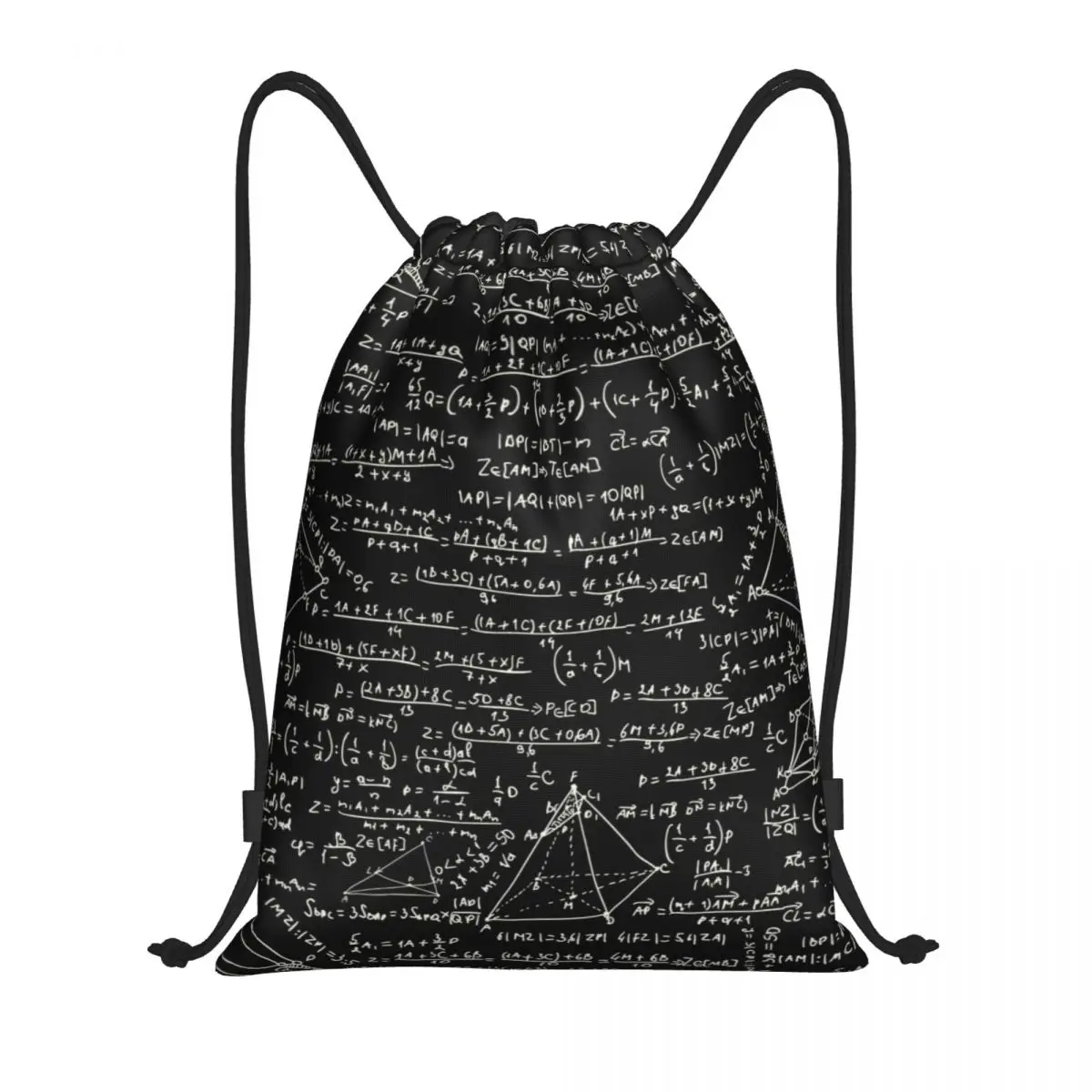 Sac à dos de sport léger avec cordon de serrage, équations physiques et mathématiques, proximité, sac de voyage, Geek Maths Teacher, Gym