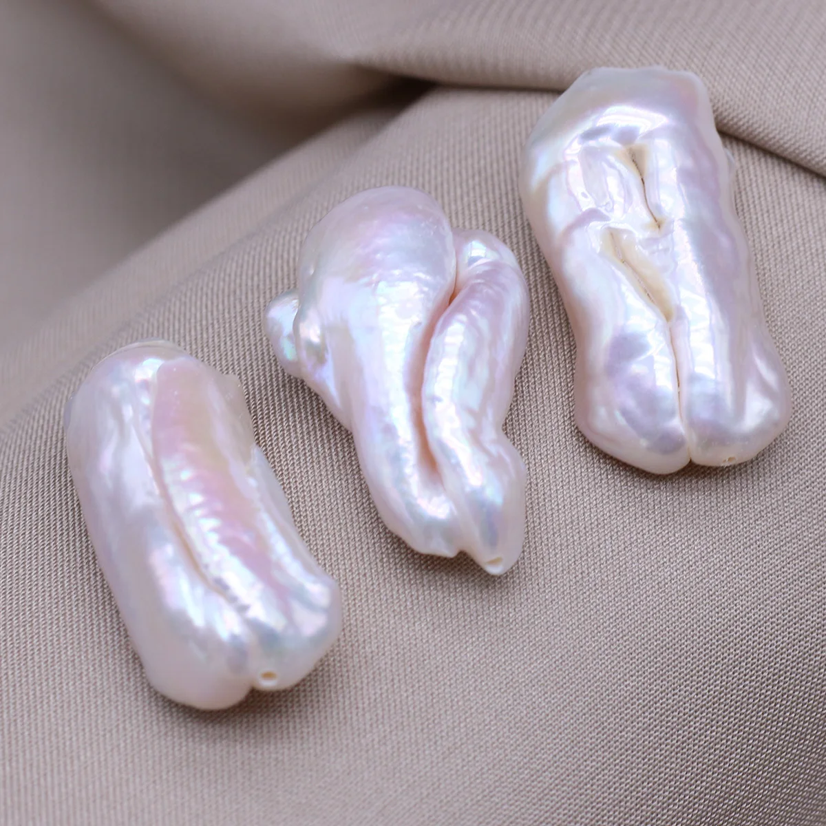 

3PCS Natural Freshwater Pearl Irregular Baroque AAA Pearl Bead Jewelry Making DIY Necklace Earrings Accessories Gifts