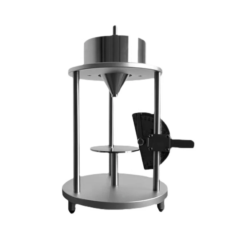 Tester, flow meter, bulk material accumulation angle of repose meter