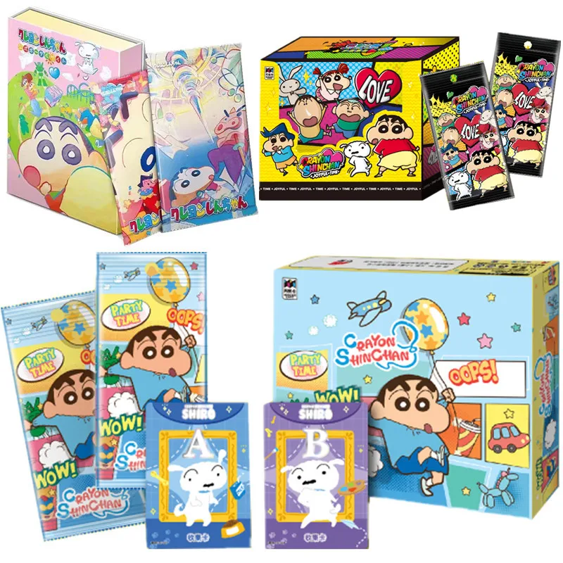 

2023 New Anime Crayon Shinchan Card Popular Nostalgic Theme Anime Series Collection Card Children's Toy Gift