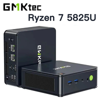 GMKtec M5 Plus Ryzen 7 5825U Mini PC Windows 11 DDR4 3200Mhz 16GB 500GB SSD WIFI6 BT5.2 Desktop Mini PC Gamer Computer