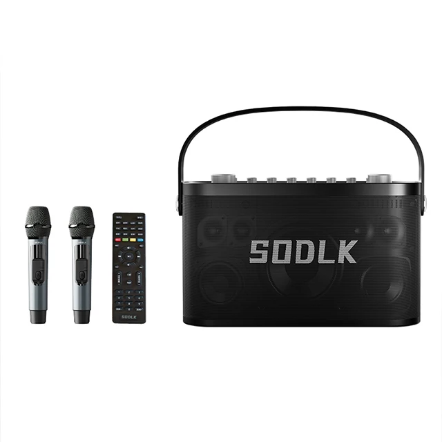 Sodlk S1271 PLUS 280w Sistema de sons Áudio sem fio Microfone Bluetooth Alto-falantes de karaokê