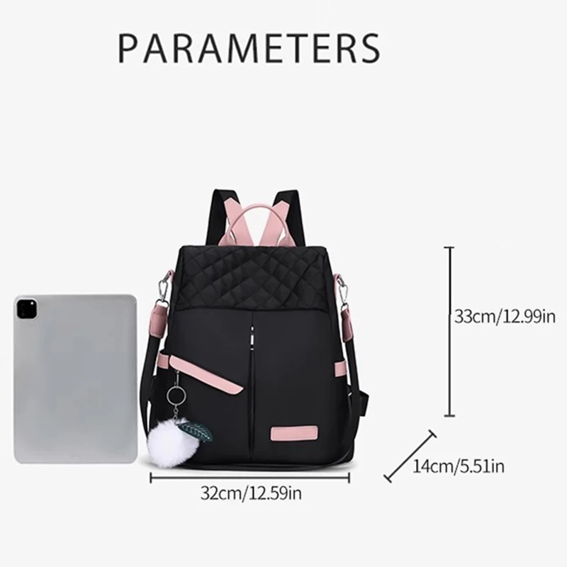 2024Women Backpack Oxford Female Anti Theft Backpack School Bag For Teenager Girls Sac Hot Sale shoulder bag Cute backpack