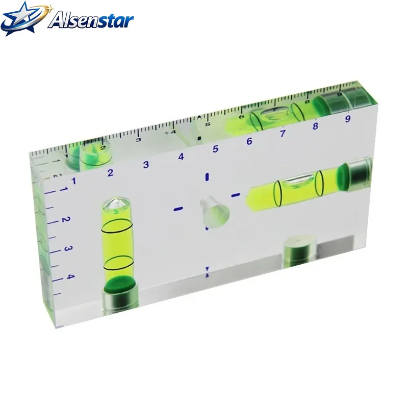 Mini Level Gauge Suitable for Construction and Home Use, with Three Strong Magnets and High Transparency Magnetic Bubbles