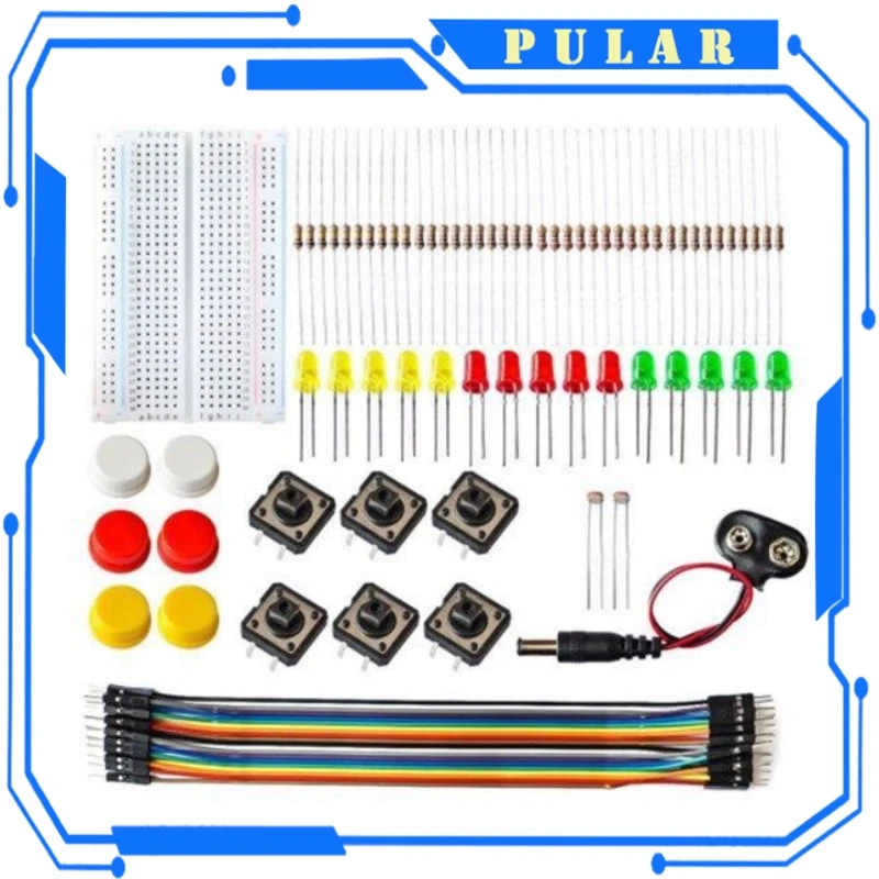 New And Original Starter Kit For UNO R3 Mini Breadboard LED Jumper Wire Button For Arduino Diy Kit School Education Lab