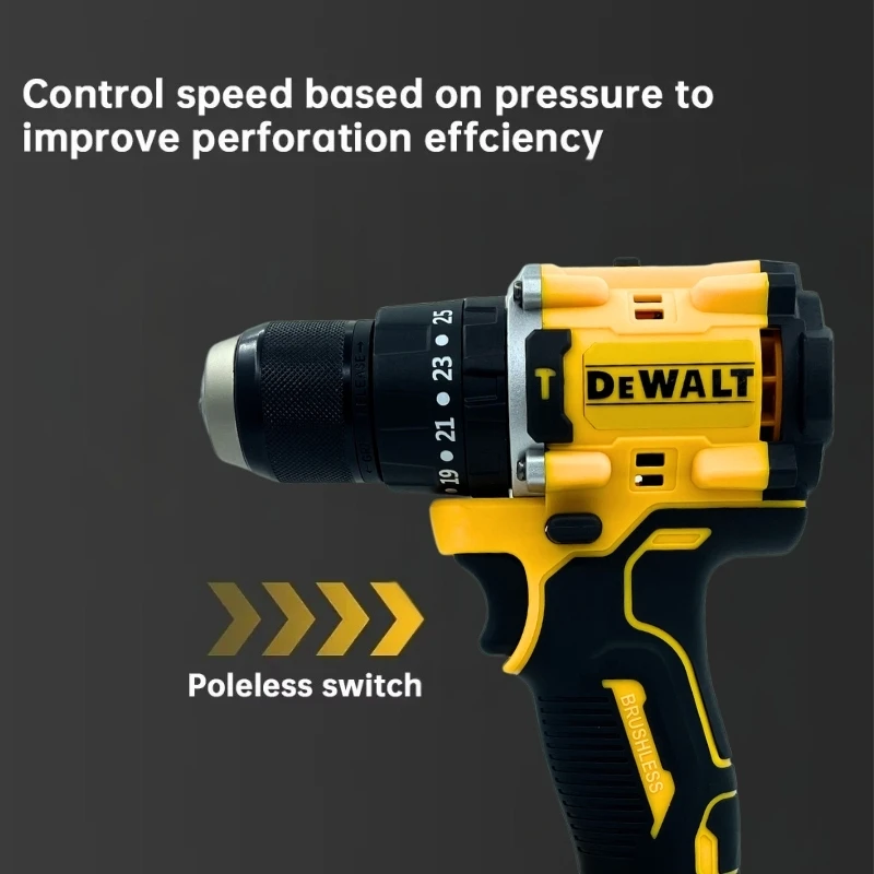 DEWALT DCD805 Brushless Compact Electric Screwdriver Hand Drill Impact Drill 20V Rechargeable Lithium Battery Charger 썸네일 5
