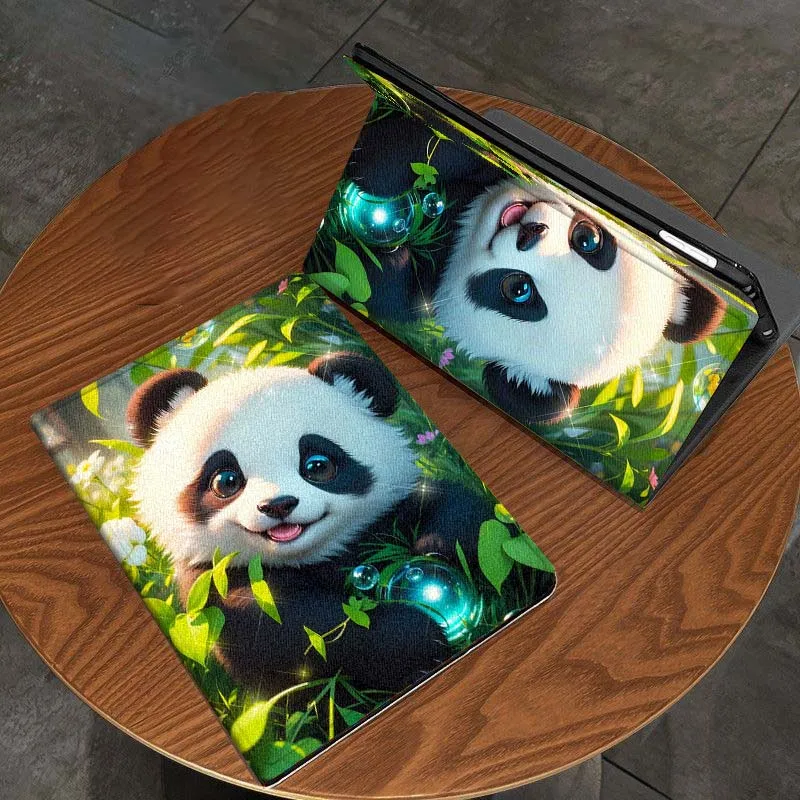 

Cartoon Cute Cat Panda For Samsung Galaxy Tab A7 A A8 A9 A11 S6 S11 10.1 10.4 10.5 Inch Lite PLus Tablet Case
