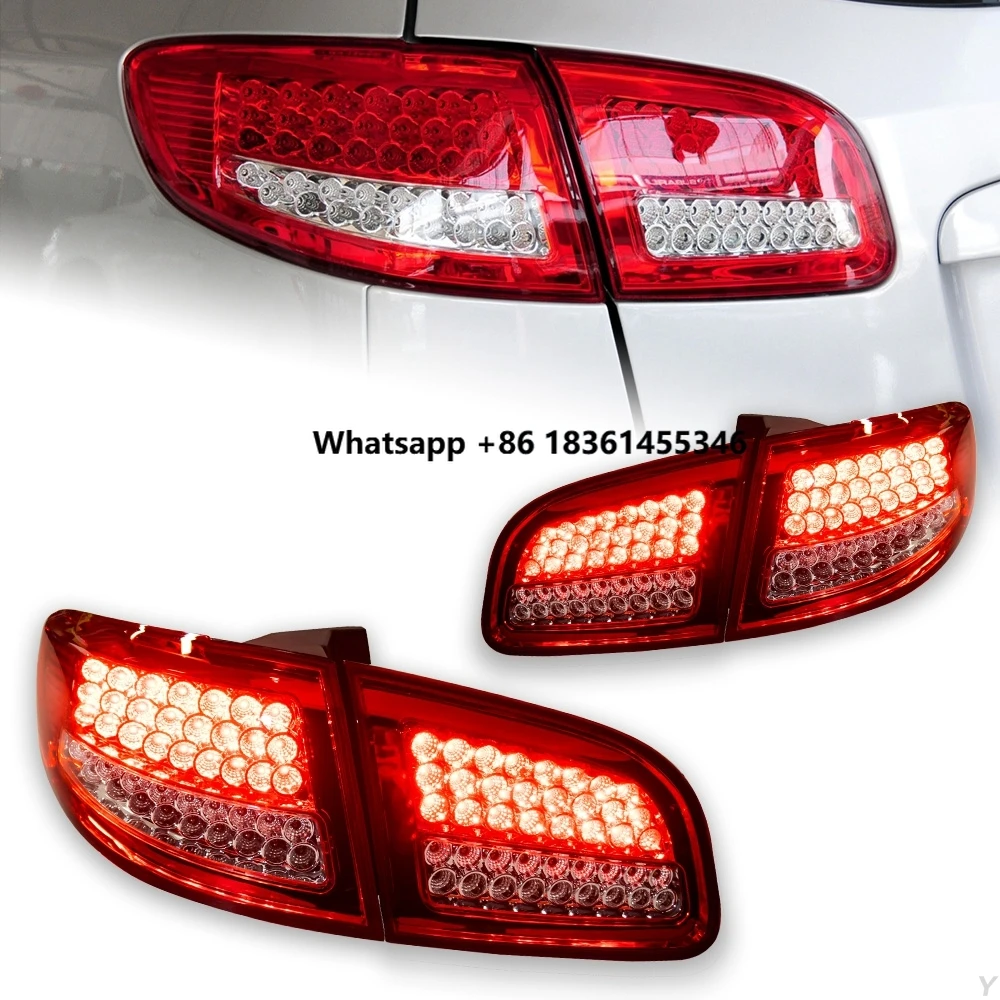 for Santa Fe Tail Lights 2006-2012 SantaFe LED Tail Lamp DRL Signal Brake Reverse Auto Accessories