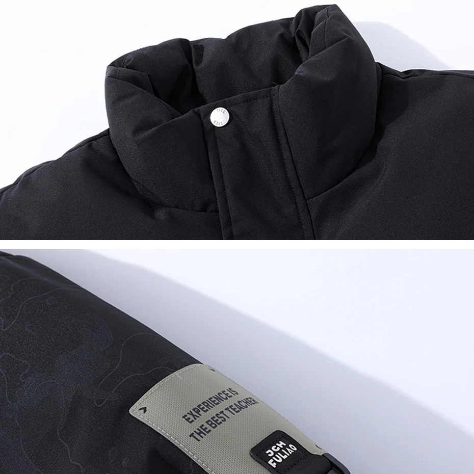 Winter Camouflage Parkas Men 8XL Plus Size Padded Jacket Coat Male Fashion Casual Stand Collar Parkas Patchwork Jackets