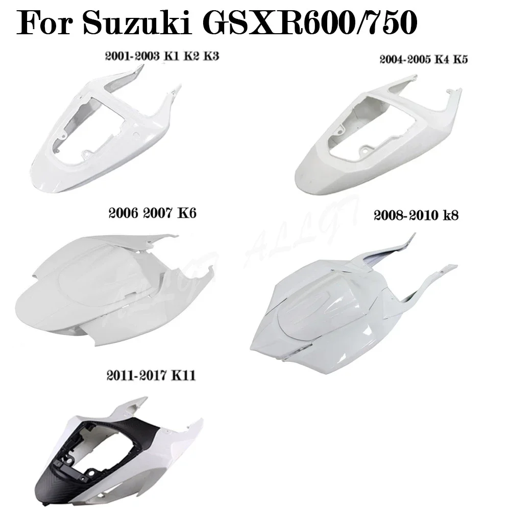 Motorcycle Unpainted Rear Tail Fairing For SUZUKI GSXR600/750 2001-2010 2011 2012 2013 2014 2015 2016 2017 K1 K3 K4 K6 K8 K11