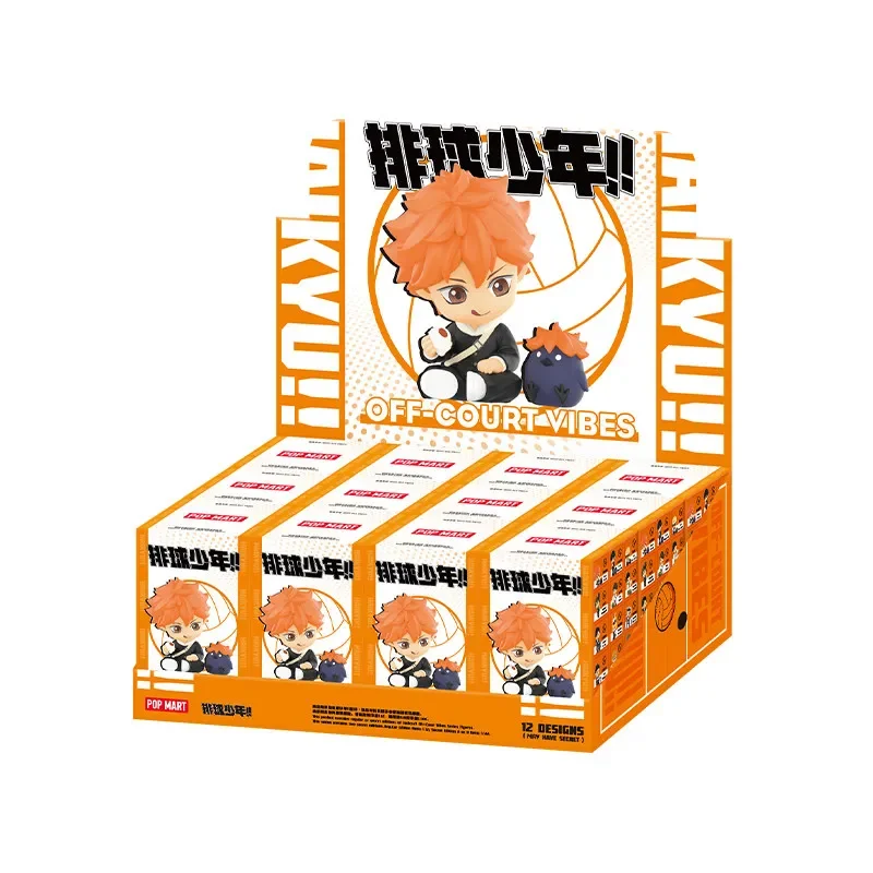POPMART HAIKYU!! OFF-COURT VIBES Serie Blind Box Überraschungsbox Spielzeugpuppen Niedliche Anime-Figuren Desktop-Ornamente Sammlung