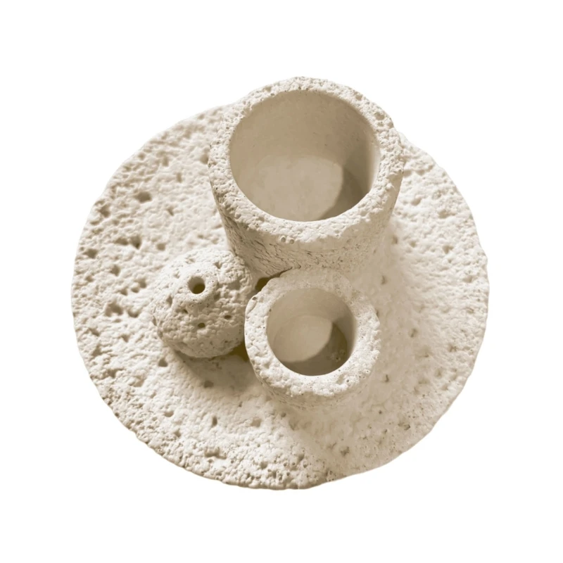 

Cement Ashes Catchers Burners Holder For Burning Meditations And for Yogas Relaxation Decors Accessories