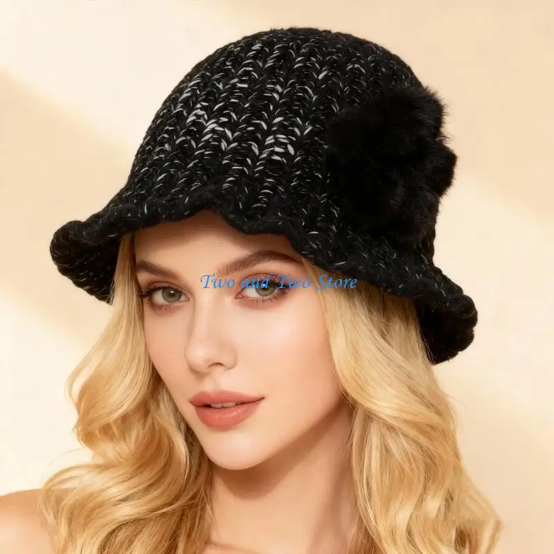 

HX6F Stylish Star Accent Camping Hat Practical Polyester Fabric Winter Caps Comfort for Hiking Cold Climate Accessory