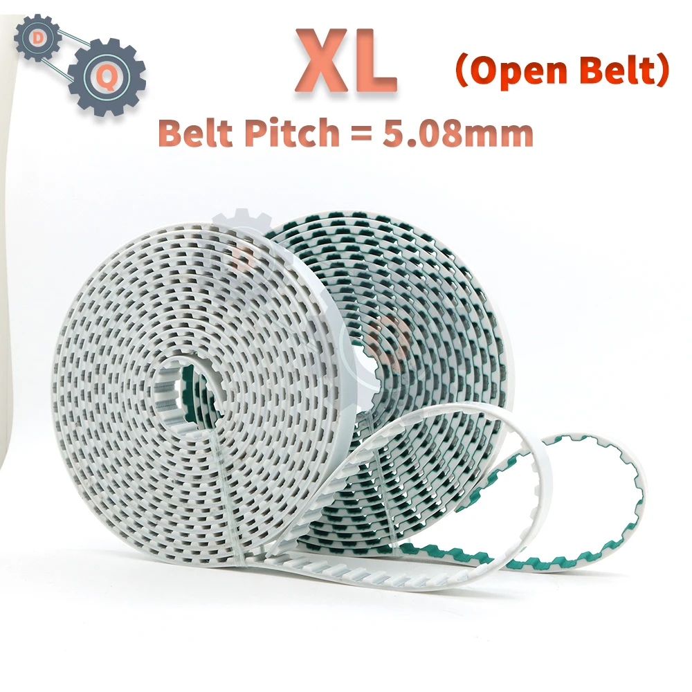 PU Open Belt XL Synchronous Belt Width 10mm 15mm 20mm 25mm 30mm XL Timing Belt Polyurethane With Belt Steel Wire XL Open Belt PU