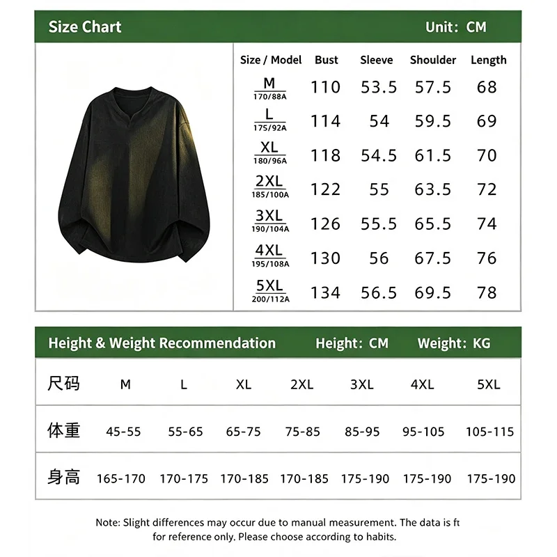Men Casual Notch Neck Long Sleeve Top Wrinkle Crepe Fabric Loose Cut All Match Vacation Wear Shirt view 6