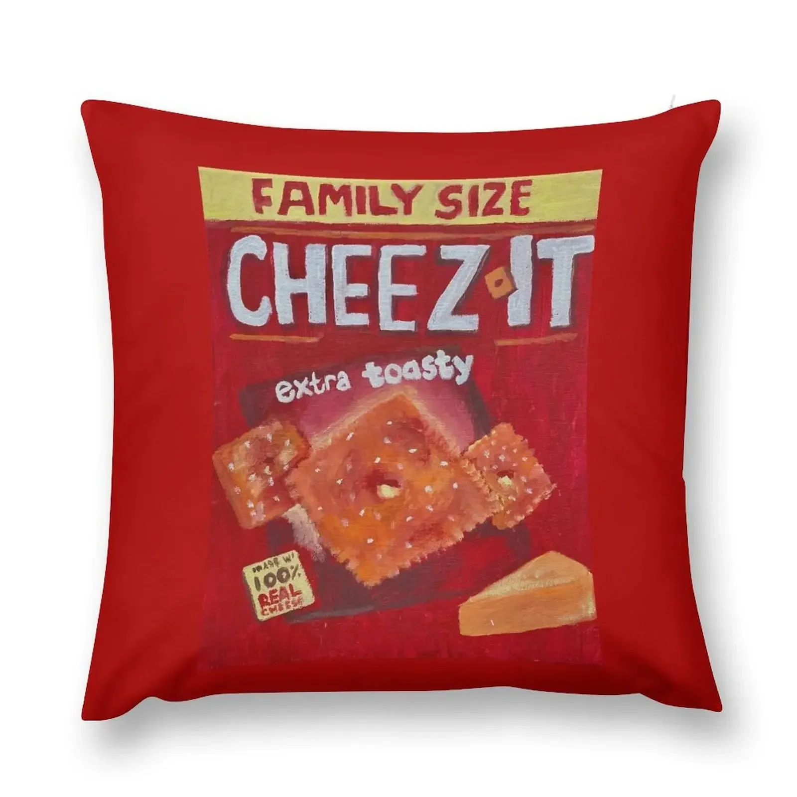 Cheeze-its Throw Pillow Throw Pillow Sofa Cushion Cover pillow